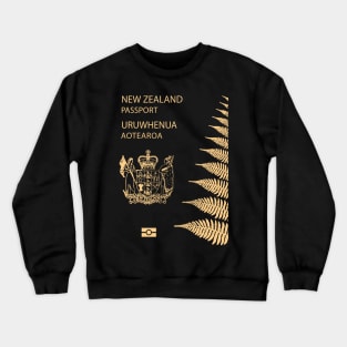 New Zealand passport Crewneck Sweatshirt